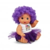 Mey İthalat®  Afro Kıvırcık Renkli Saçlı Bebek