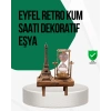 Mey İthalat® Ahşap Kum Saati – Vintage Tasarımlı Masa Dekoru