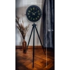 Mey İthalat® Black Prime Gold Rakamlı Tripod Ayaklı Saat