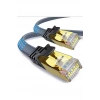 Mey İthalat® Cat 8 LAN Kablosu –Ethernet Kablosu Örgü Kaplama, Yüksek Hızlı