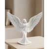 Mey İthalat® Dekoratif Melek İnsan Figürlü 3D Heykel Biblo Modern Ev Dekoru