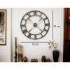 Mey İthalat® Eskitme Stil 73 Cm Duvar Saati