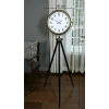 Mey İthalat® Eskitme Tripod Ayaklı Dekoratif Saat