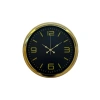 Mey İthalat® Gold Modern Rakamlı 40 Cm Metal Duvar Saati