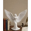 Mey İthalat® Kanatlı Melek Figürü 3D Baskı Dekoratif Heykel Biblo Ev Ofis Aksesuarı