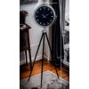 Mey İthalat® Krom Prime Modern Tripod Ayaklı Saat