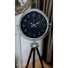 Mey İthalat® Krom Zarif Tripod Ayaklı Saat