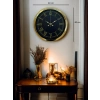 Mey İthalat® Luxury Gold 40 Cm Metal Duvar Saati