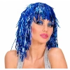 Mey İthalat® Mavi Işıltılı Metalize Parti Peruğu