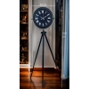 Mey İthalat® Midnight Black Tripod Ayaklı Saat