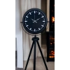 Mey İthalat® Siyah Lüks Sade Tripod Ayaklı Saat