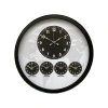 Mey İthalat® Siyah Sade ve Şık 52 Cm Dünya Saati