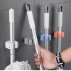 Mey İthalat® Yapışkanlı Pratik Mop Tutucu 4 Adet Beyaz