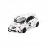 Mini GT 1/64 LB-WORKS x Abas Works ABARTH 595 Gara White - Blister Paket