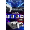P4 Plus Bluetooth Titreşimli Ps4/ps5 Uyumlu Pc Telefon Joystick Kablosuz Oyun Kolu