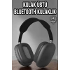 Mey İthalat® P9 Plus Hi-fi Ses Kalitesi Ayarlanabilir Mikrofonlu Bluetooth Kulaklık Siyah