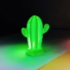 Pilli Silikon Led Işıklı Sevimli Kaktüs Gece Lambası Aydınlatması (5047)