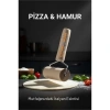 Mey İthalat® Pizza Merdanesi - Profesyonel Ahşap Saplı  Hamur Açma Merdanesi -