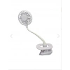 Portatif Işıklı Mini Klipsli Fan