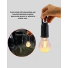 Mey İthalat® Şarjlı Kancalı LED Lamba – Kamp, Balkon ve Acil Durum Işığı