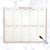 Şeffaf Kendiliğinden Yapışkanlı Kalemli Haftalık Planlayıcı 40cm-50cm (5047)