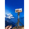 Mey İthalat® Selfie Çubuğu Tripod Kumandalı Telefon Tutucu Siyah