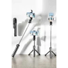 Mey İthalat® Tripod Kablosuz Bluetooth Bağlantılı Selfie Çubuğu 360 Derece Dönebilen