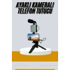 Mey İthalat® Tripod Telefon Tutucu Kumandalı Mikrofon Led Işık Vlog Video Kayıt