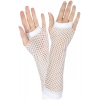 Uzun File Örgü Eldiven Beyaz Renk (5047)