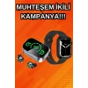 Mey İthalat® Yeni Nesil Akıllı Saat ve Ucuz Kaliteli Bluetooth Kablosuz Kulaklık Amoled Ekran