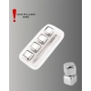 Mey İthalat® Yeniden Kullanılabilir 304 Çelik Metal Buz Küpleri 4lü Set