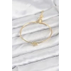 Mey İthalat® Yıldız Model Gold Renk Kadın Bileklik