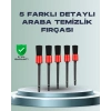 Mey İthalat® Yumuşak Kıllı Araç Bakım Fırça Takımı