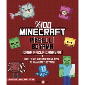 %100 Minecraft Pikselli Boyama - Daha Fazla Canavar