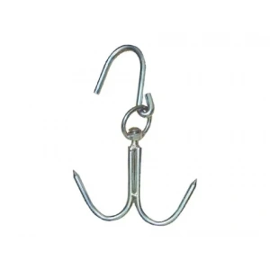 10 Mm Kasap Et Kancası - 2&39li Dönerli Set - Paslanmaz Çelik - Et İşleme - Hijyenik - Düzenli - Dayanıklı - Uzun Ömürlü