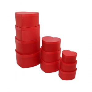 10PCS BOY KALPLİ - RENKLİ KARTON HEDİYE KUTUSU - KURDELALI (16-18-20-22-24-26-28-30-32-34CM)  (5047)