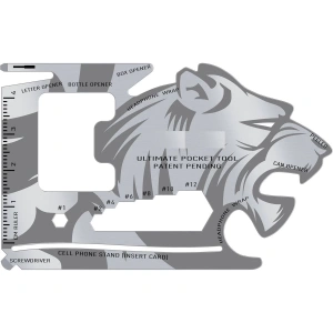 18 Fonksiyonlu Cüzdan İçi Aslan Tasarımlı Kart Acil Durum Kiti (5047)