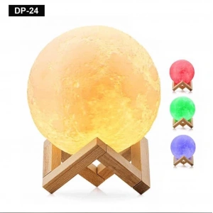 3d Ay Lambası 5 Renk