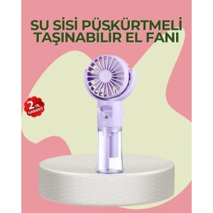 Mey İthalat® 4 Kademeli Serinletici Su Buharlı El Vantilatörü