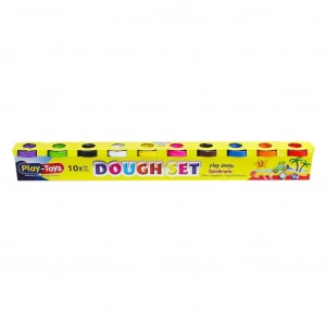 Mey İthalat® 40966 Playtoys 10x100 gr Oyun Hamuru -Asya Oyuncak