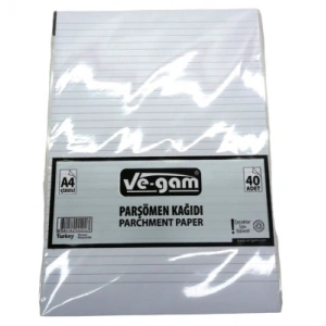 A4 40 PARÇA  ÇİZGİLİ PARŞÖMEN KAĞIDI (5047)