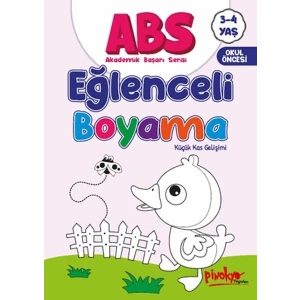 ABS 3-4 Yaş Eğlenceli Boyama