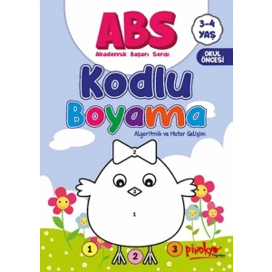 ABS 3-4 Yaş Kodlu Boyama