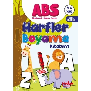 ABS 4-6 Yaş Harfler Boyama Kitabım