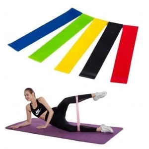 Aerobik Bant 5 Li Pilates Yoga Bandı *