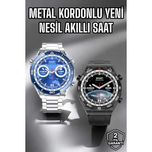 Mey İthalat® Akıllı Saat 2024 Model Arama Cevaplayan Uyku ve Sağlık Takibi