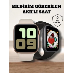 Mey İthalat® Akıllı Saat 44mm Çelik Kasa, OLED Ekran ve Gelişmiş Sağlık Takibi