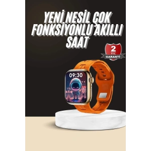 Mey İthalat® Akıllı Saat Android ve İOS Uyumlu Plastik Kordon Yeni Nesil