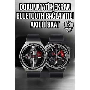 Mey İthalat® Akıllı Saat Dokunmatik Ekran Sesli Görüşme ve Bildirim Görme Sağlık Takibi