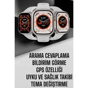 Mey İthalat® Akıllı Saat Nabız Ölçebilen Yeni Nesil GPS ve Adımsayar Özelliği